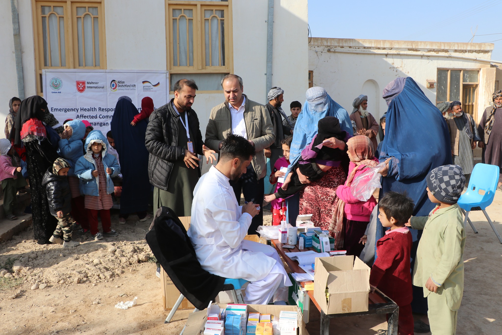 Visit to Samangan Health Emergency Team